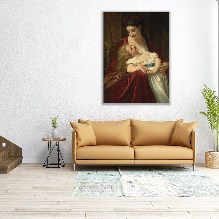 Maternal Affection, 1867 - Canvas Print Wall Art