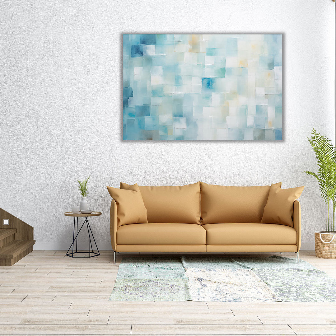 Aquamarine Odyssey - Canvas Print Wall Art