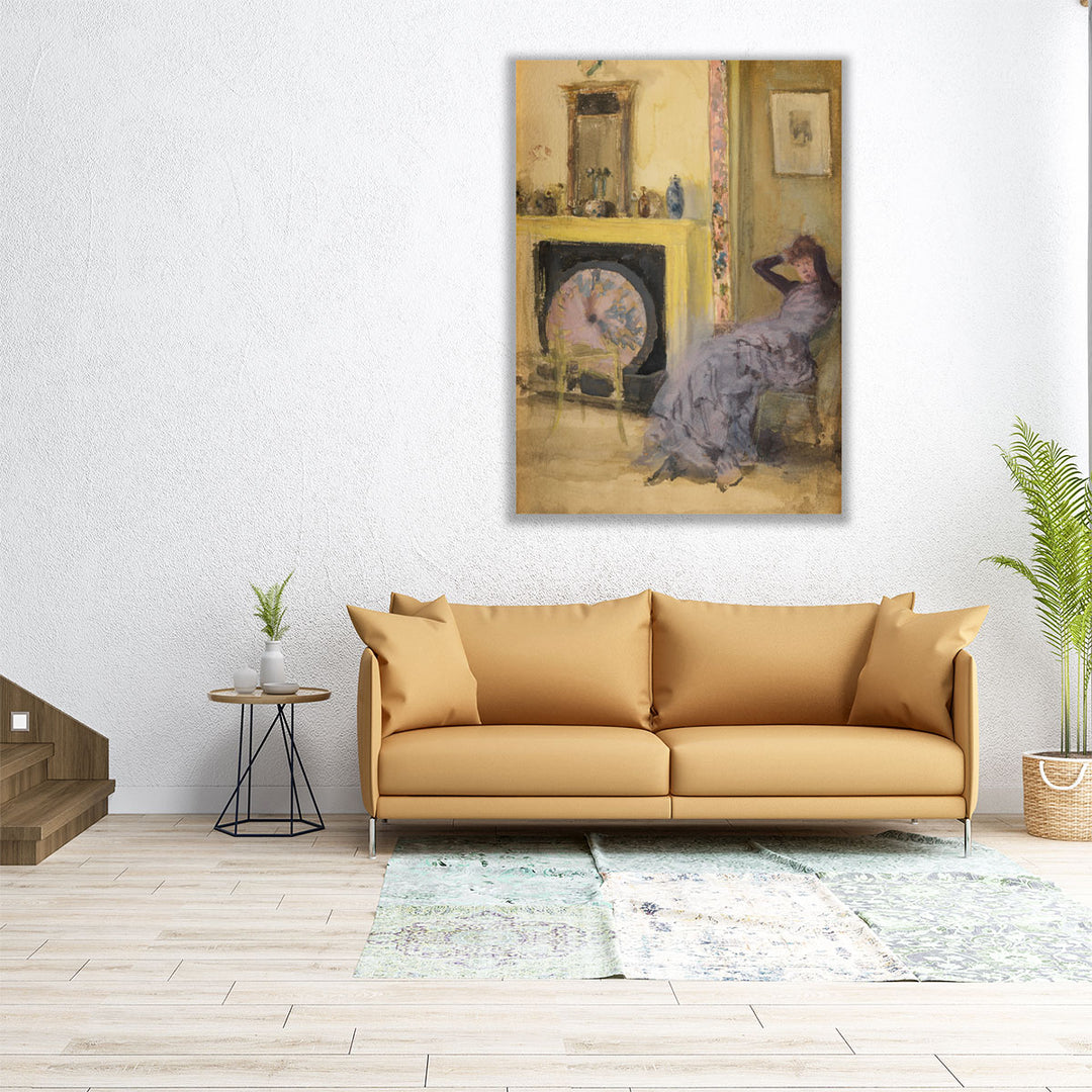 The Yellow Room - Canvas Print Wall Art