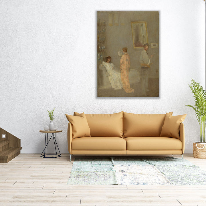 The Artist in his Studio, 1865 - Canvas Print Wall Art