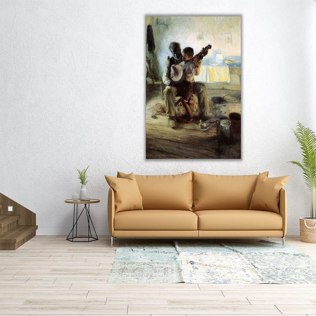The Banjo Lesson - Canvas Print Wall Art
