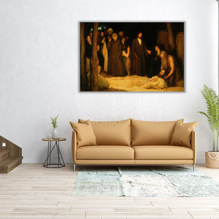 The Resurrection of Lazarus - Canvas Print Wall Art