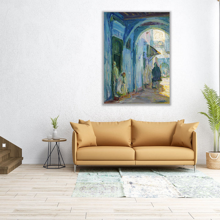Street in Tangier - Canvas Print Wall Art