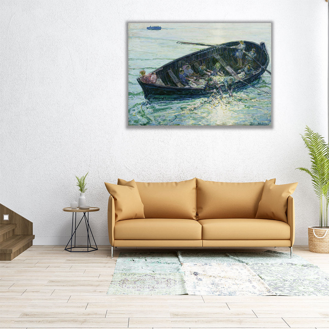 The Miraculous Haul Of Fishes - Canvas Print Wall Art