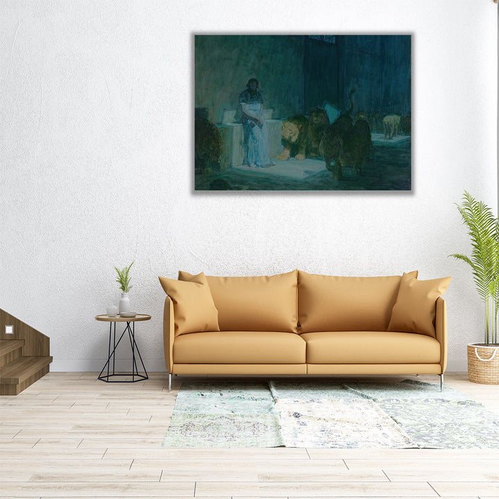 Daniel in the Lions’ Den 2 - Canvas Print Wall Art