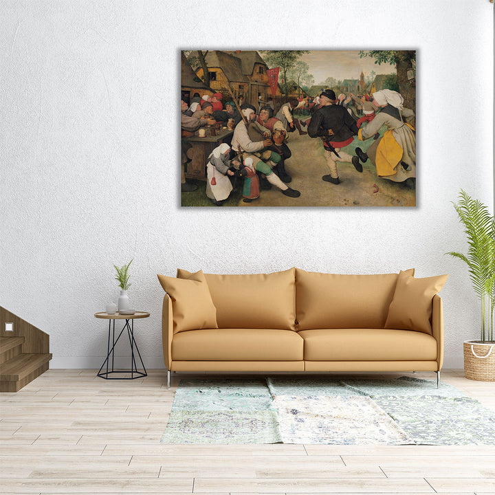 The Peasant Dance, The Peasant and the Wedding Dance Family - Canvas Print Wall Art