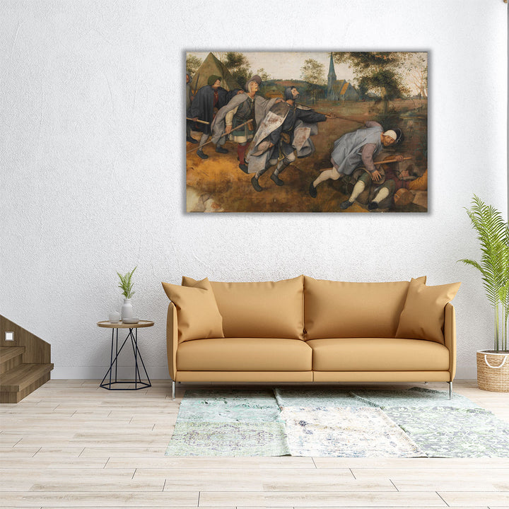 The Blind Leading the Blind - Canvas Print Wall Art