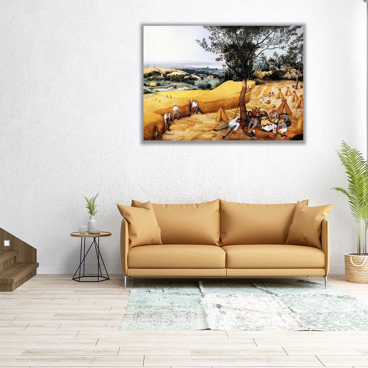 The Harvesters, 1565 - Canvas Print Wall Art
