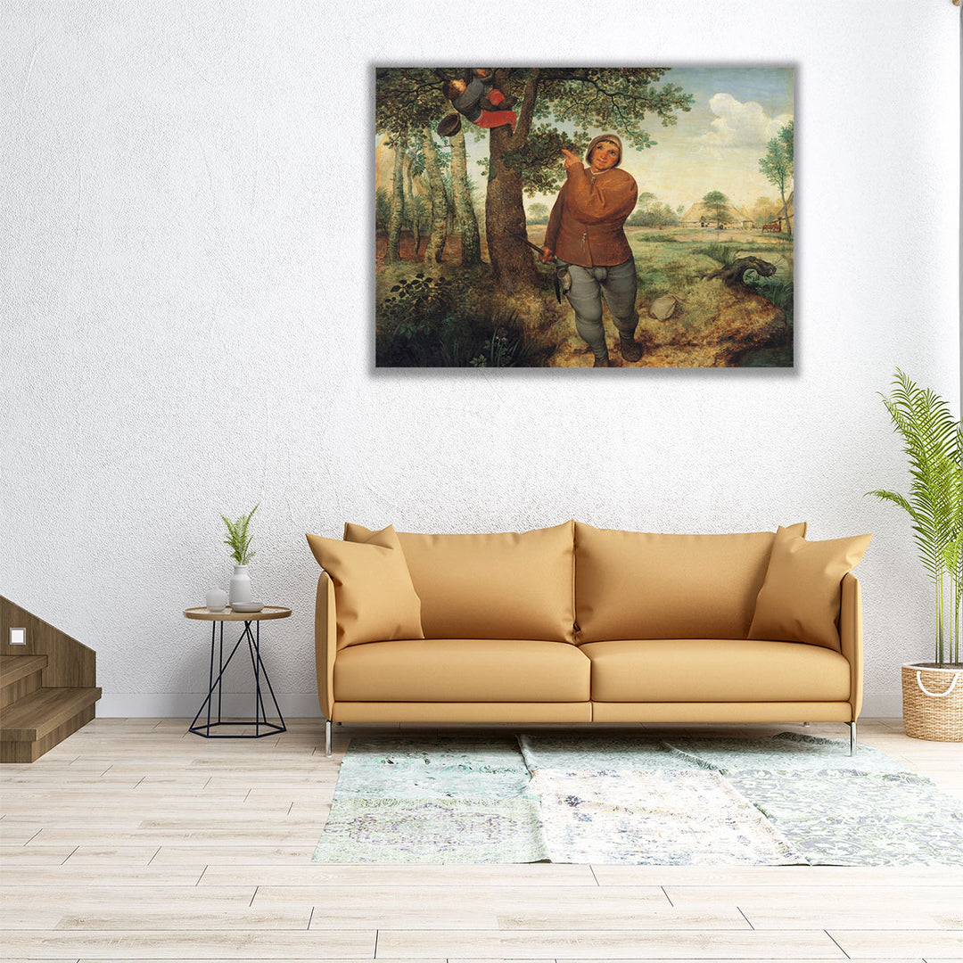 The Peasant and the Nest Robber, The Bird Nester - Canvas Print Wall Art