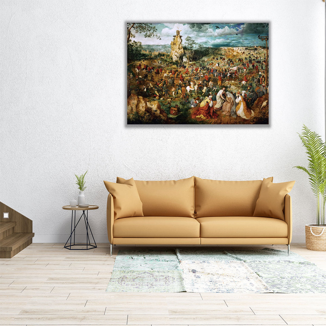 The Procession to Calvary - Canvas Print Wall Art