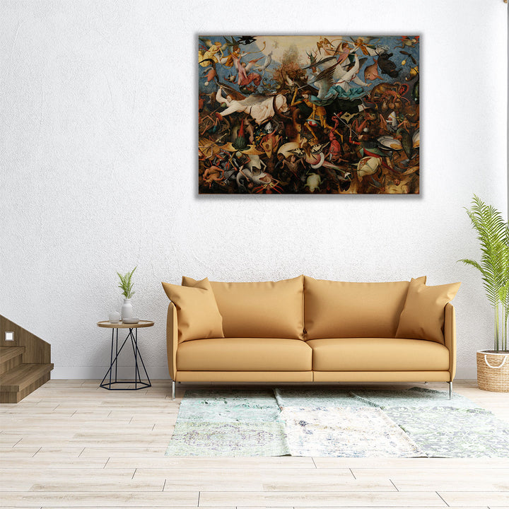 The Fall of the Rebel Angels, 1562 - Canvas Print Wall Art