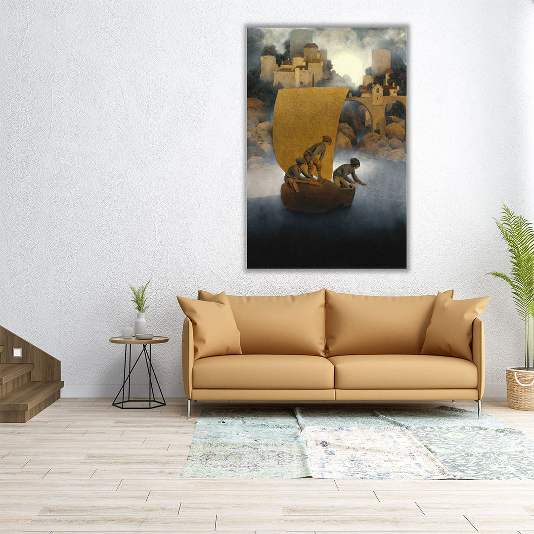 Wynken, Blynken, and Nod - Canvas Print Wall Art