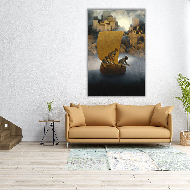 Wynken, Blynken, and Nod - Canvas Print Wall Art