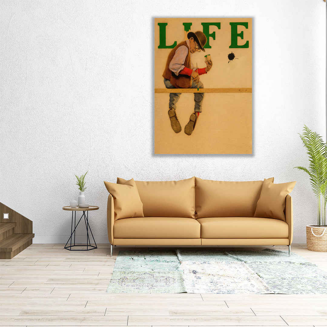 A Man of Letters, 1921 - Canvas Print Wall Art