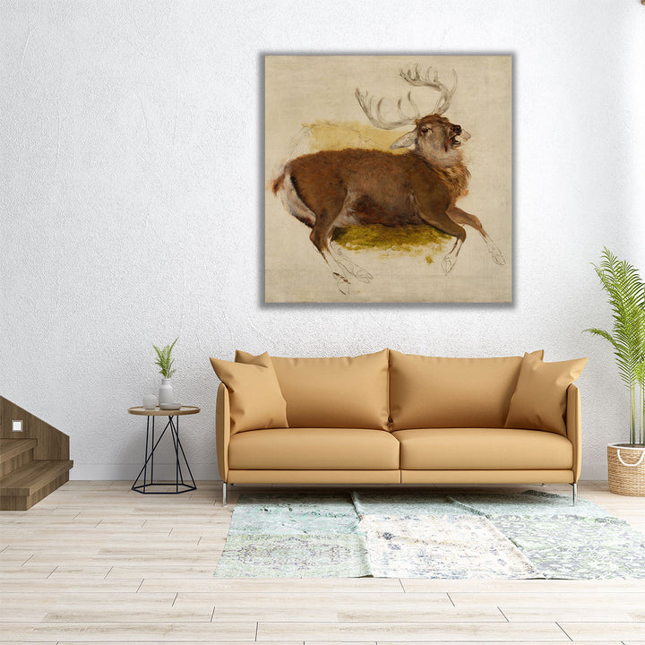 Dying Stag, 1830 - Canvas Print Wall Art
