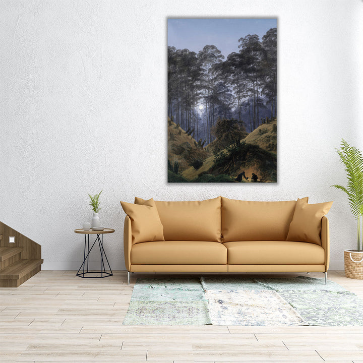 Inside the Forest in the Moonlight, 1823 - Canvas Print Wall Art