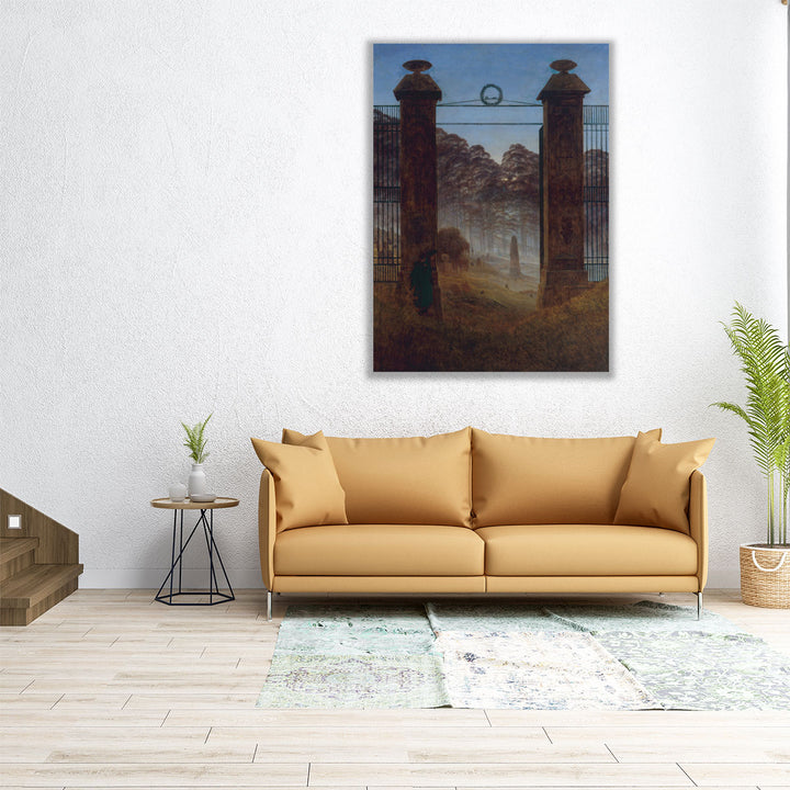 The Cemetery - Canvas Print Wall Art