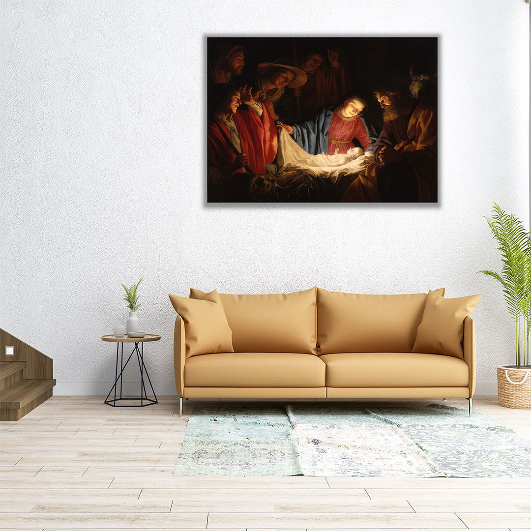 Adoration of the Shepherds, 1622 - Canvas Print Wall Art