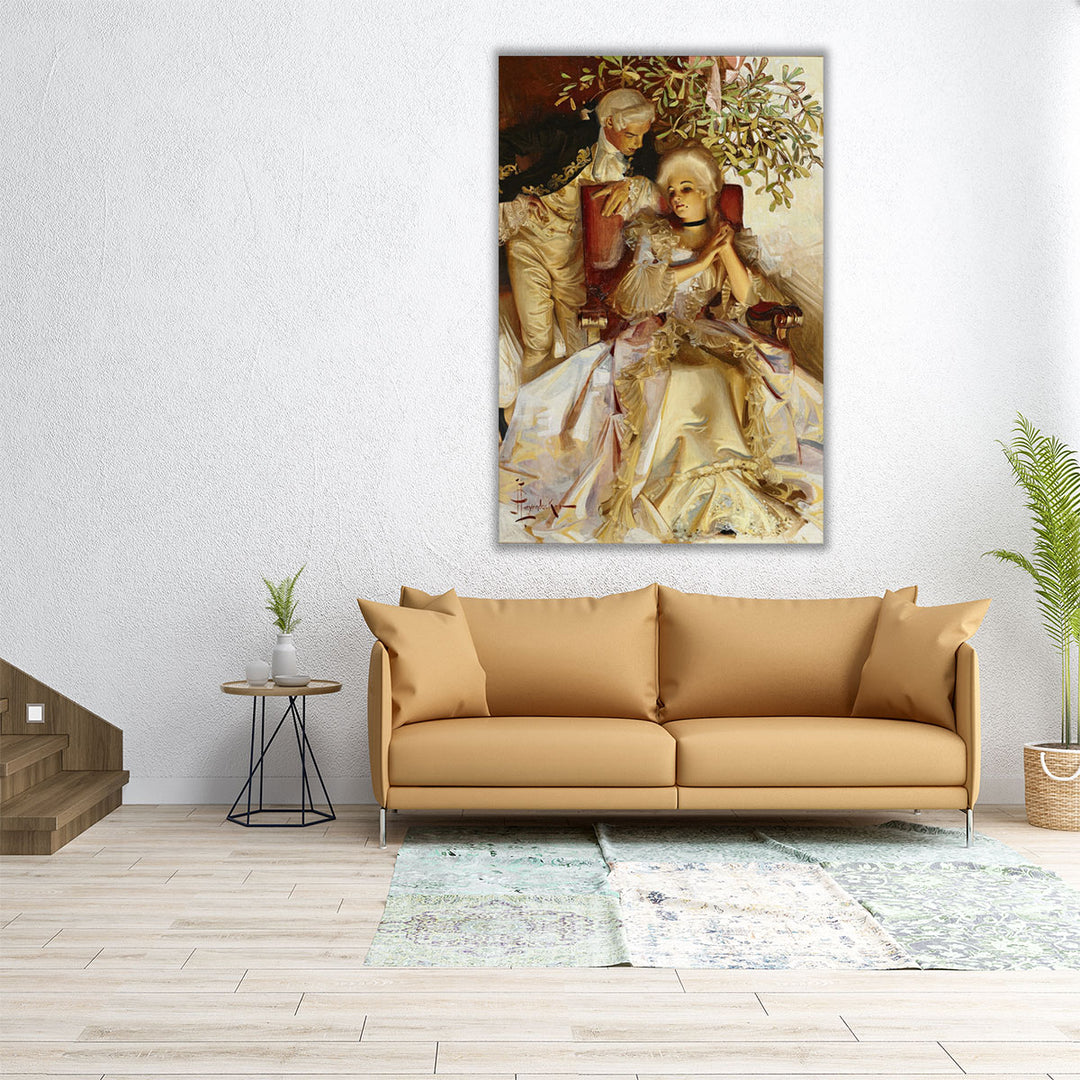 The Courtship, Success Magazine Cover - Canvas Print Wall Art