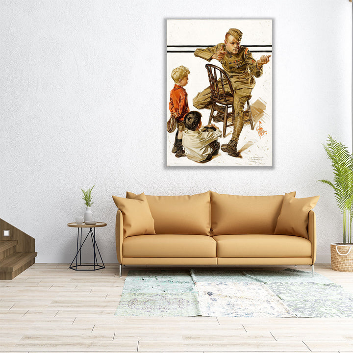 The Hero’s War Story, 1919 - Canvas Print Wall Art