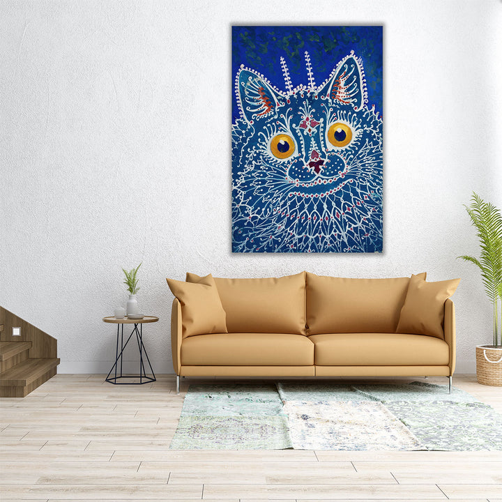 A Cat in Gothic Style - Canvas Print Wall Art