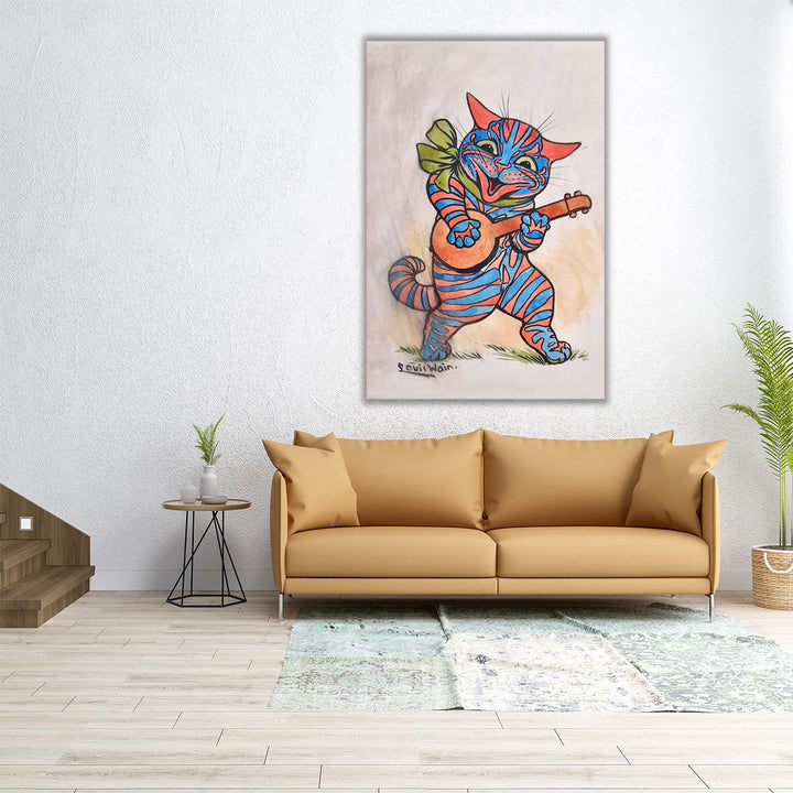 Louis Wain Cat - Canvas Print Wall Art