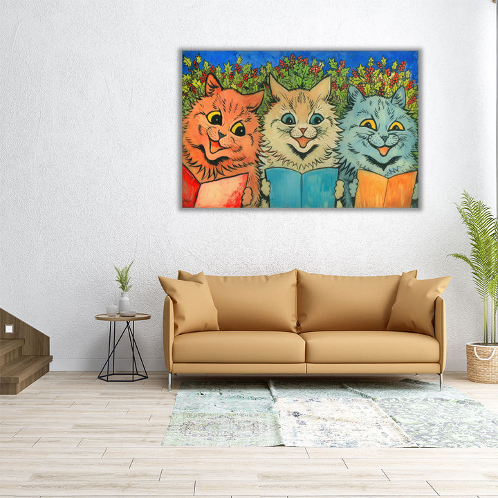 Carol Singing Cats, 1930 - Canvas Print Wall Art