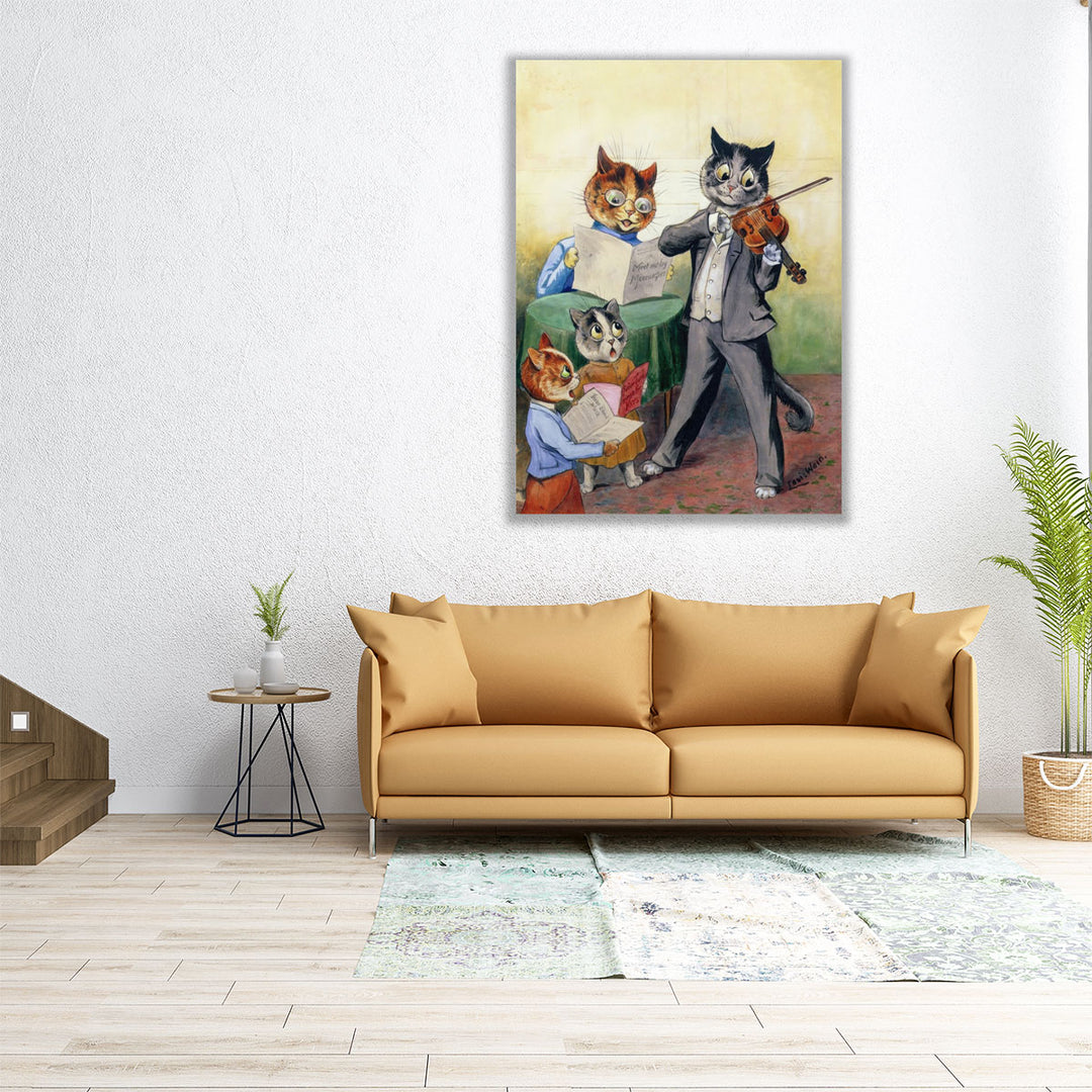 The Mewsical Family - Canvas Print Wall Art