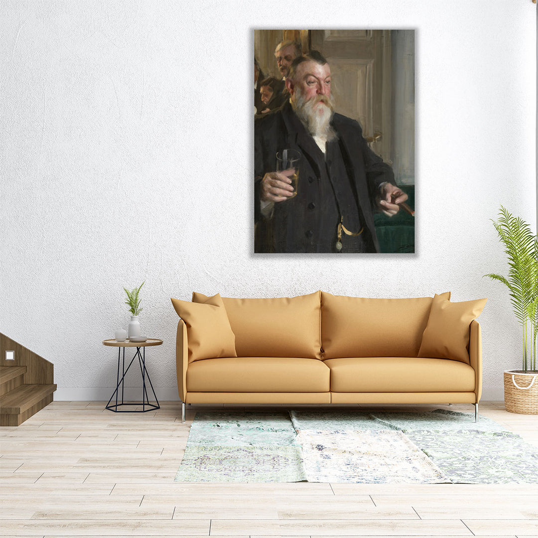 A Toast in the Idun Society, 1892 - Canvas Print Wall Art