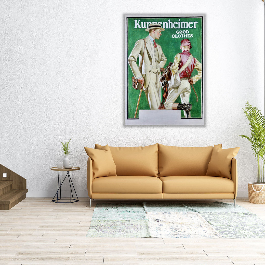 Kuppenheimer Good Clothes, Lot No. 943 - Canvas Print Wall Art