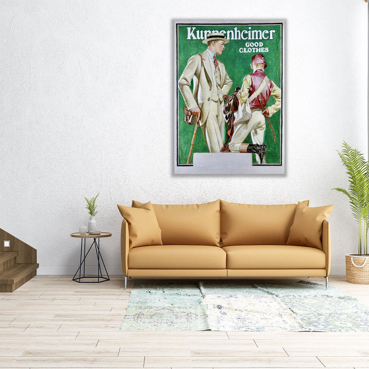 Kuppenheimer Good Clothes, Lot No. 943 - Canvas Print Wall Art