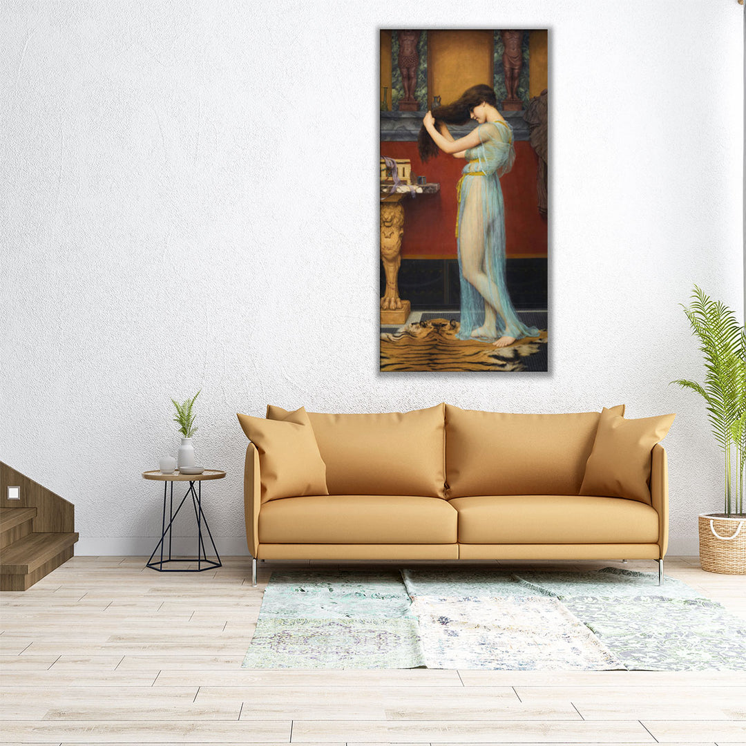 Preparing for the Bath - Canvas Print Wall Art