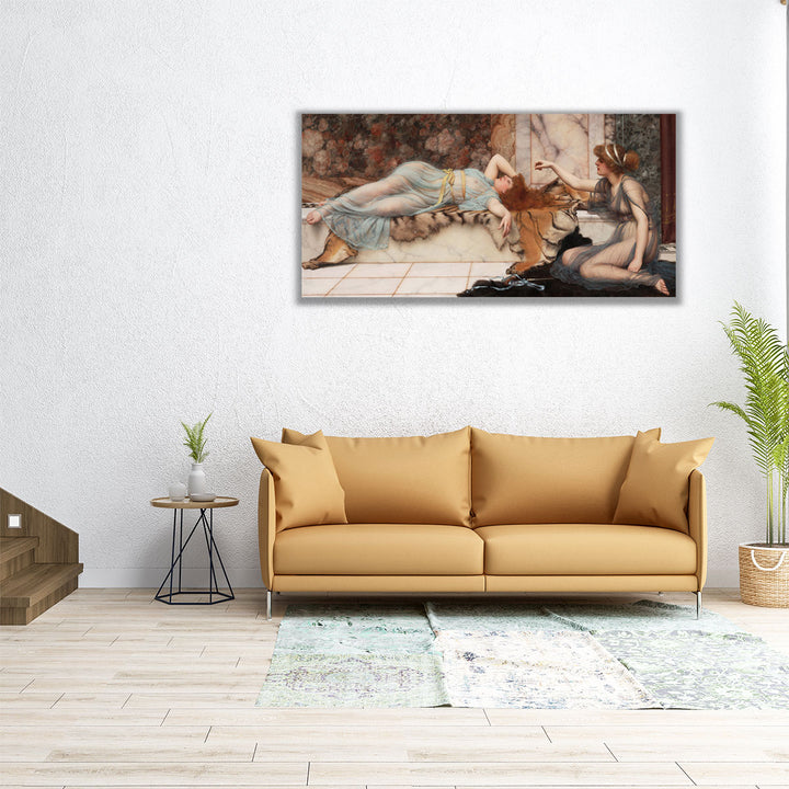 Mischief and Repose - Canvas Print Wall Art