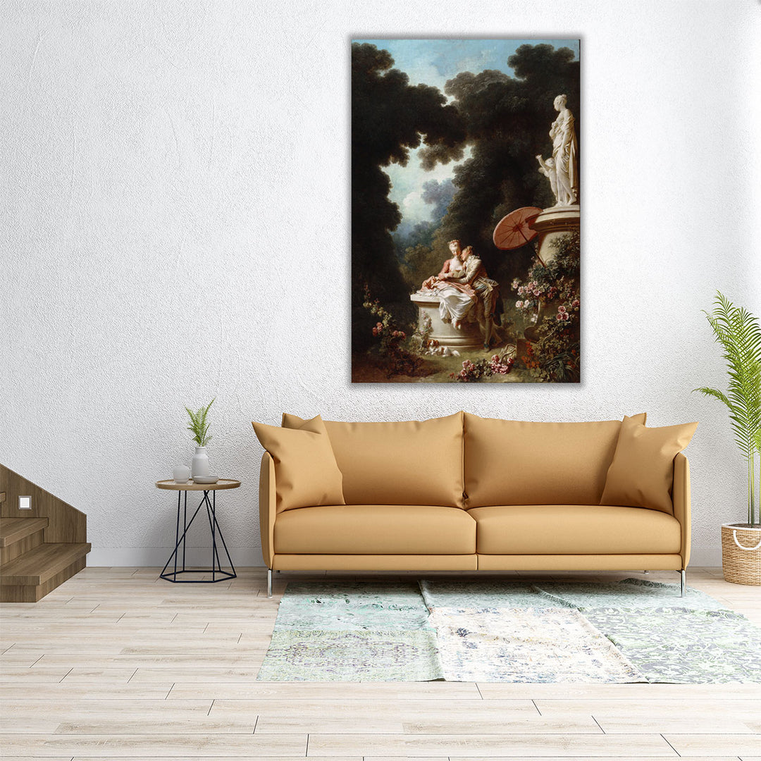 The Progress of Love, Love Letters - Canvas Print Wall Art