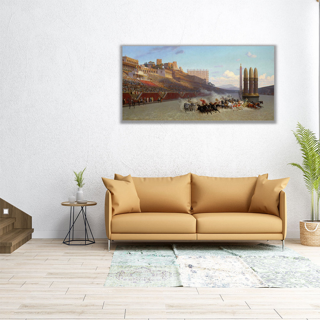 Chariot Race - Canvas Print Wall Art