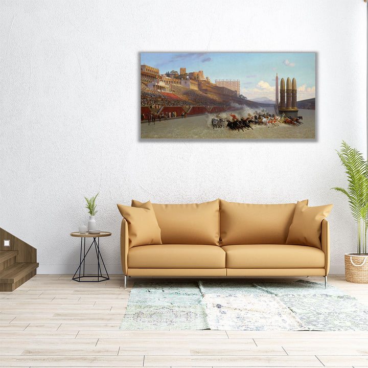 Chariot Race - Canvas Print Wall Art