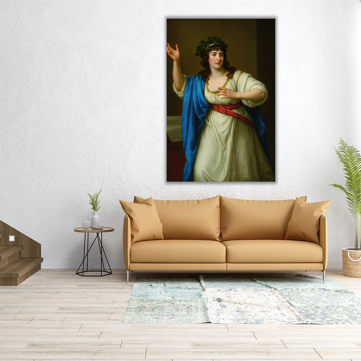 Portrait of the Impromptu Virtuoso Teresa Bandettini - Canvas Print Wall Art