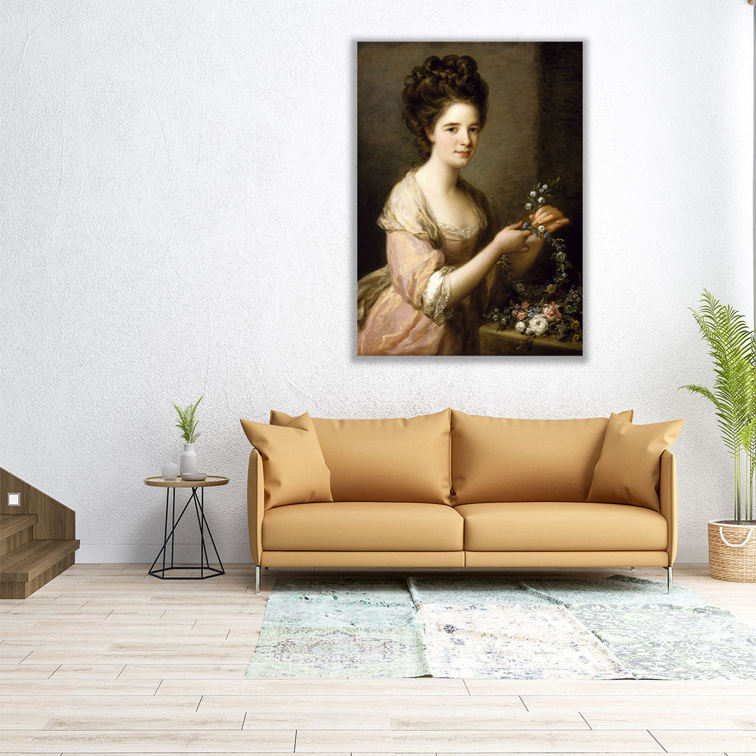 Portrait of Eleanor, Countess of Lauderdale - Canvas Print Wall Art