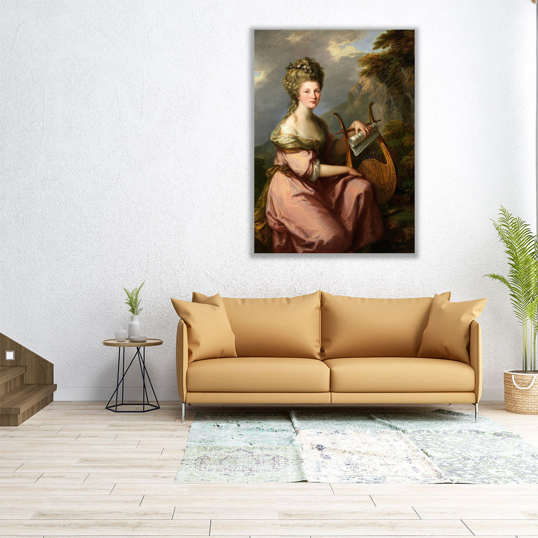 Portrait of Sarah Harrop as a Muse - Canvas Print Wall Art