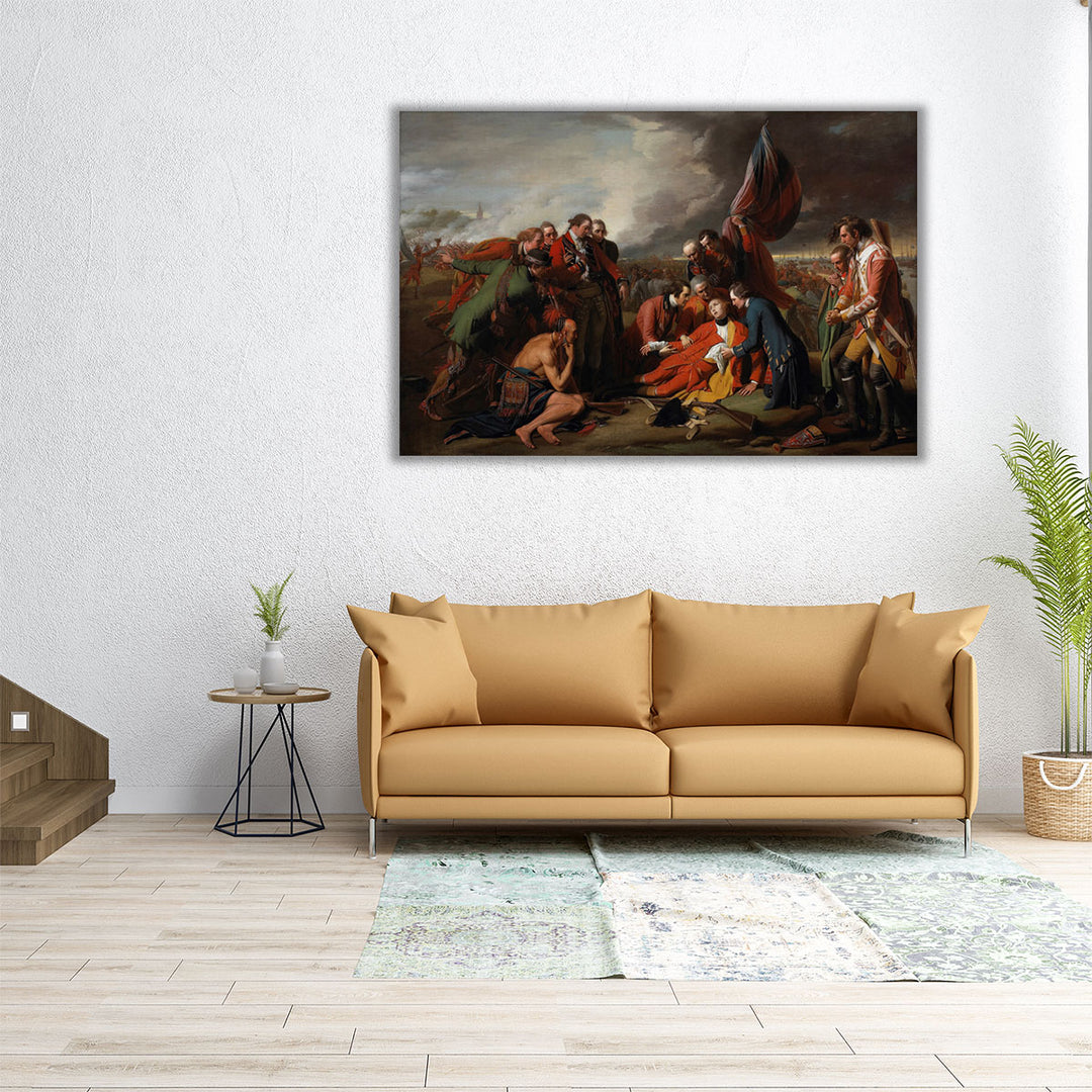 The Death of General Wolfe - Canvas Print Wall Art