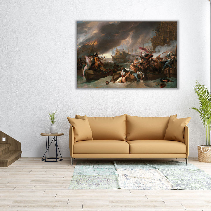 The Battle of La Hogue - Canvas Print Wall Art