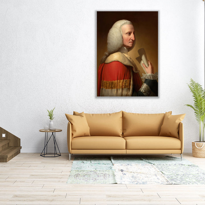 Portrait Of George, First Lord Lyttelton - Canvas Print Wall Art