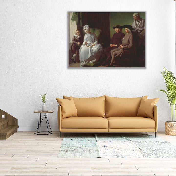 The Artist and His Family - Canvas Print Wall Art