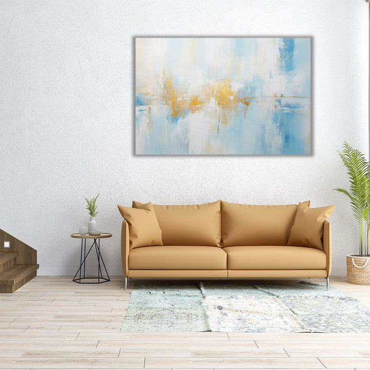 Azure Bliss Palette - Canvas Print Wall Art