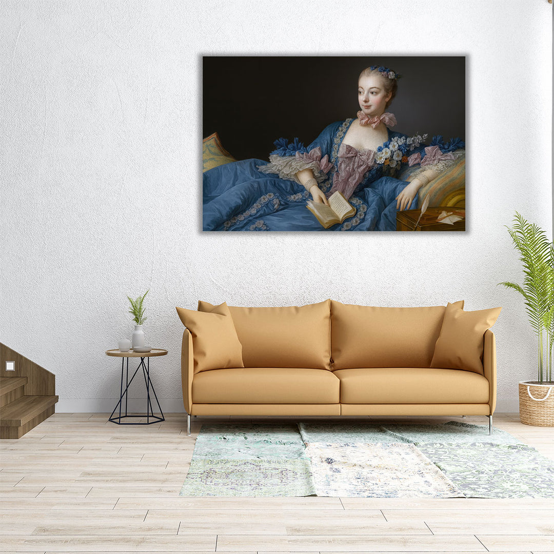 Madame de Pompadour, Jeanne-Antoinette Poisson - Canvas Print Wall Art