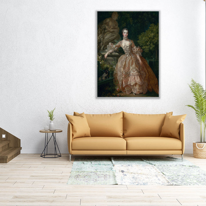 Madame de Pompadour, 1759 - Canvas Print Wall Art