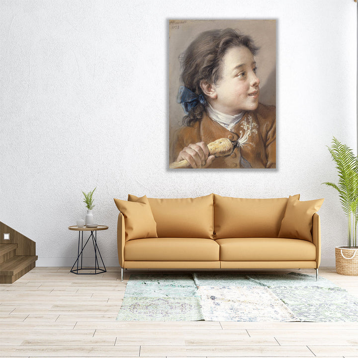 Boy with a Carrot, 1738 - Canvas Print Wall Art