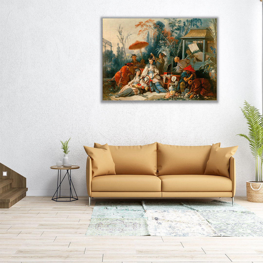 The Chinese Garden, 1742 - Canvas Print Wall Art