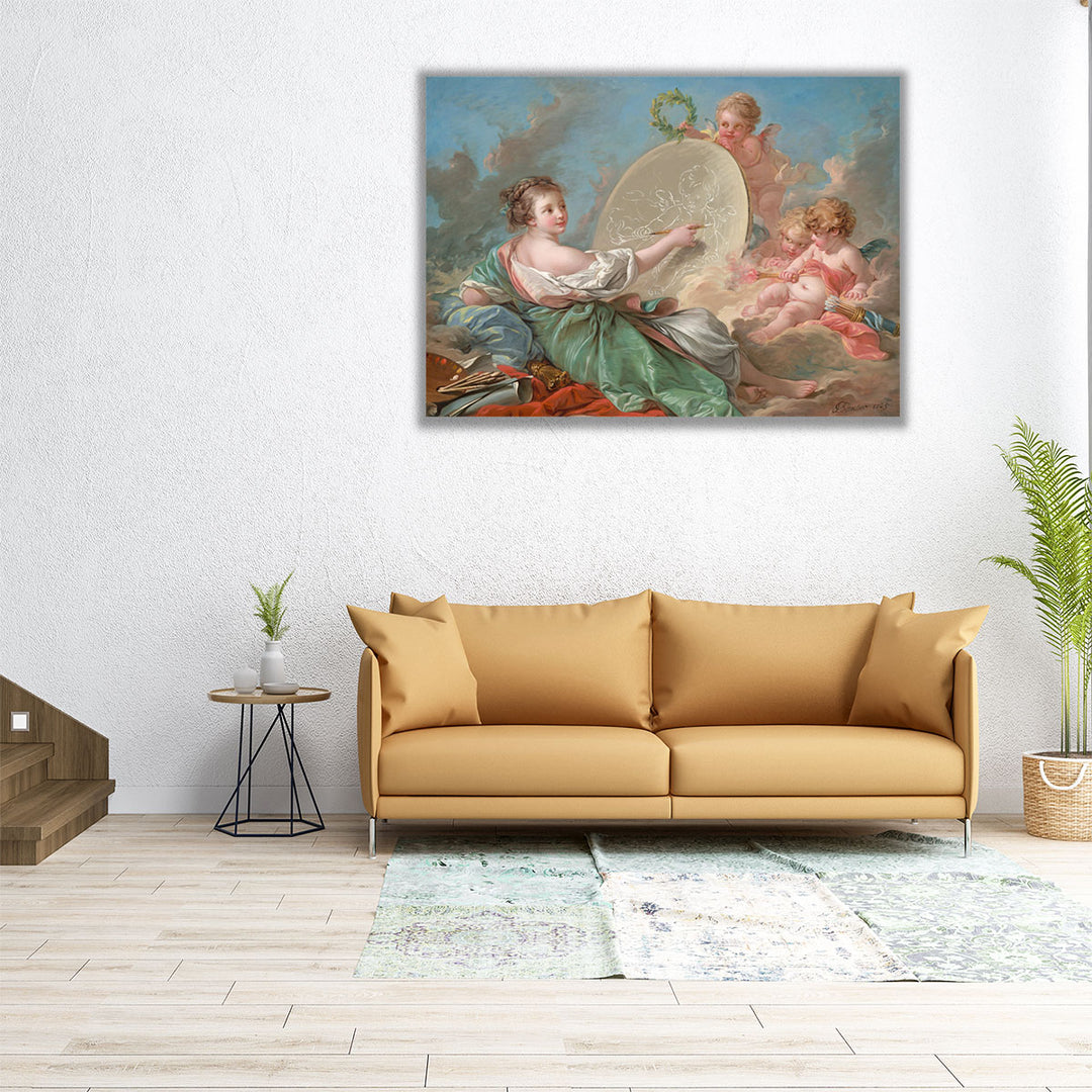 Allegory of Painting, 1765 - Canvas Print Wall Art