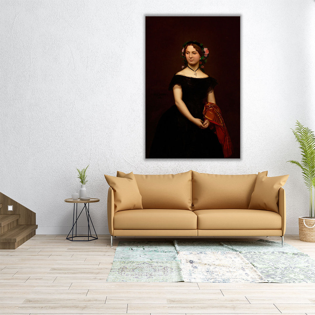 Portrait de Mademoiselle Durand - Canvas Print Wall Art